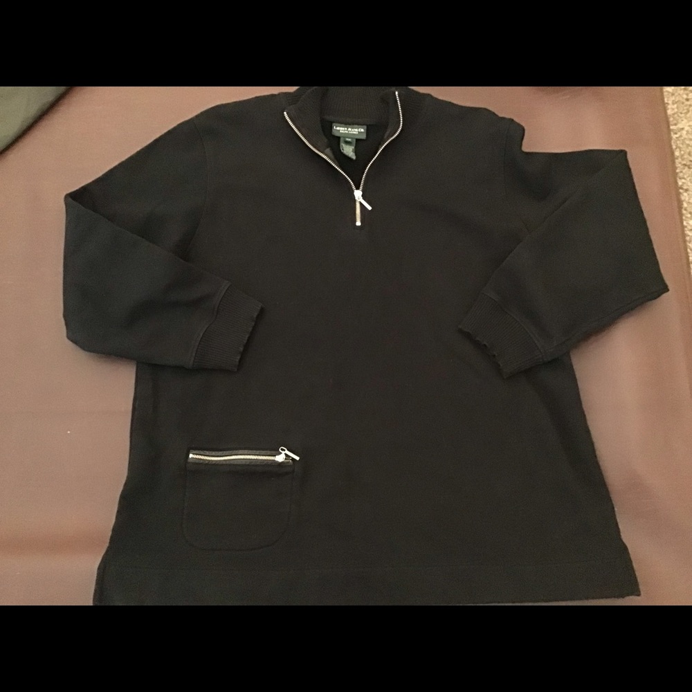 Ralph Lauren Women’s Sweat Shirt with Zip at Neck